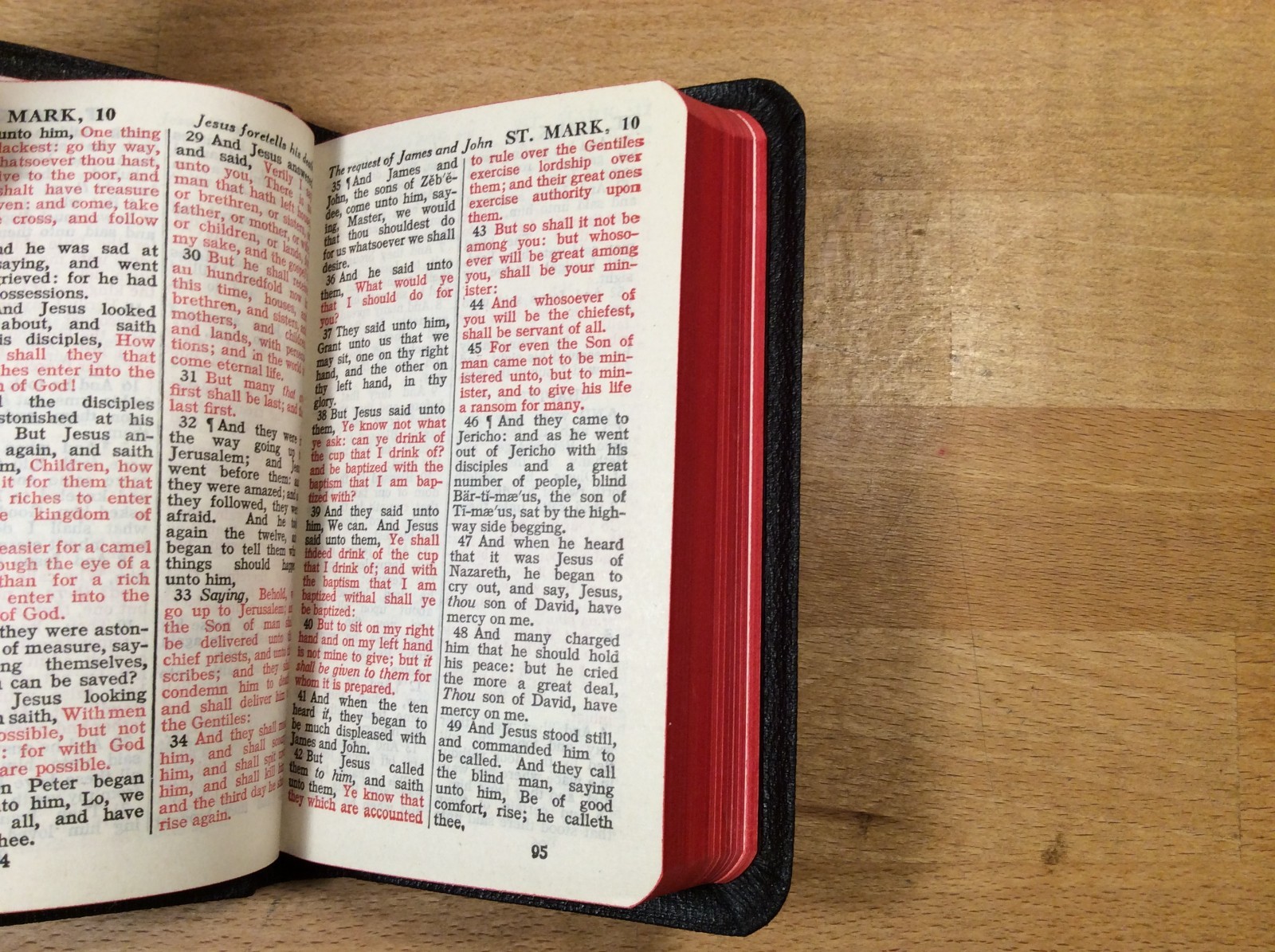 New Testament and Psalms, National Bible Press, Red Letter, 1941, Box