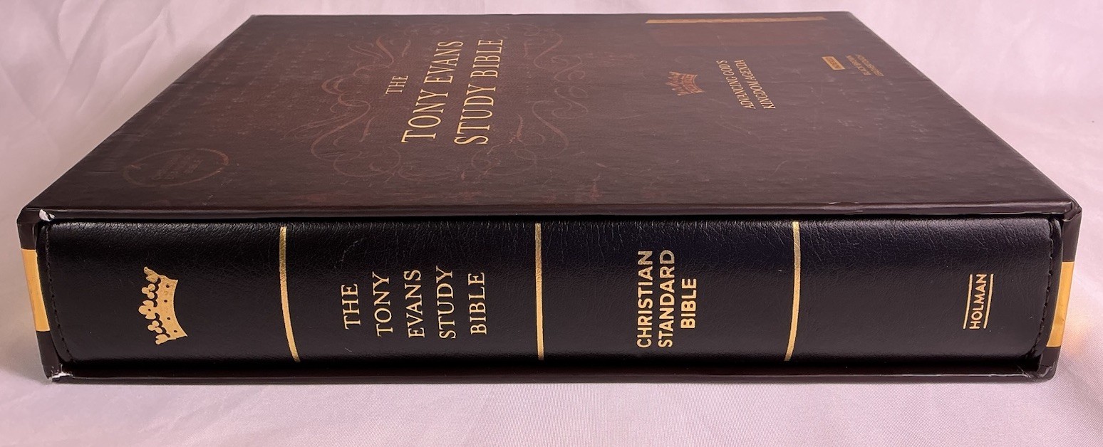 Tony Evans Study Bible (Indexed, CSB Holman) Advancing God’s Agenda, Black/Brown