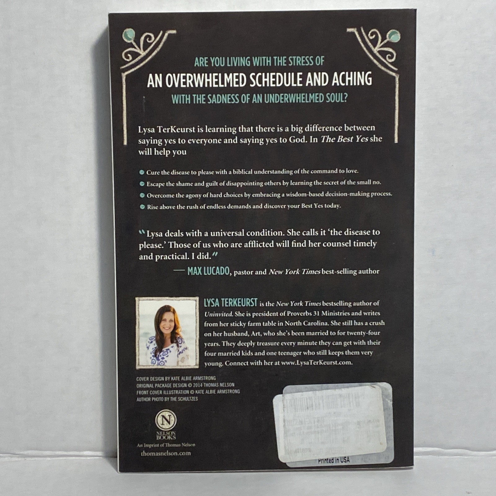 The Best Yes: Making Wise Decisions in the Midst of Endless Demands Terkeurst