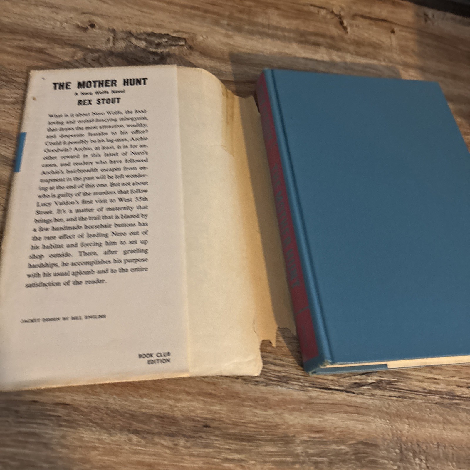 Rex Stout / Nero Wolfe Lot Of 8 Books, HC DJ BCE