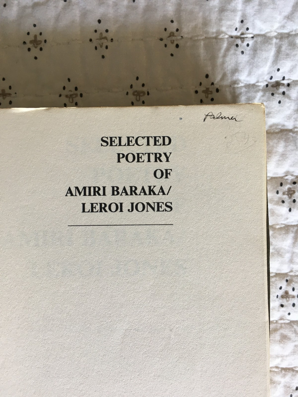 Selected Poetry of Amiri Baraka/LeRoi Jones by Amiri Baraka (Trade Paperback)