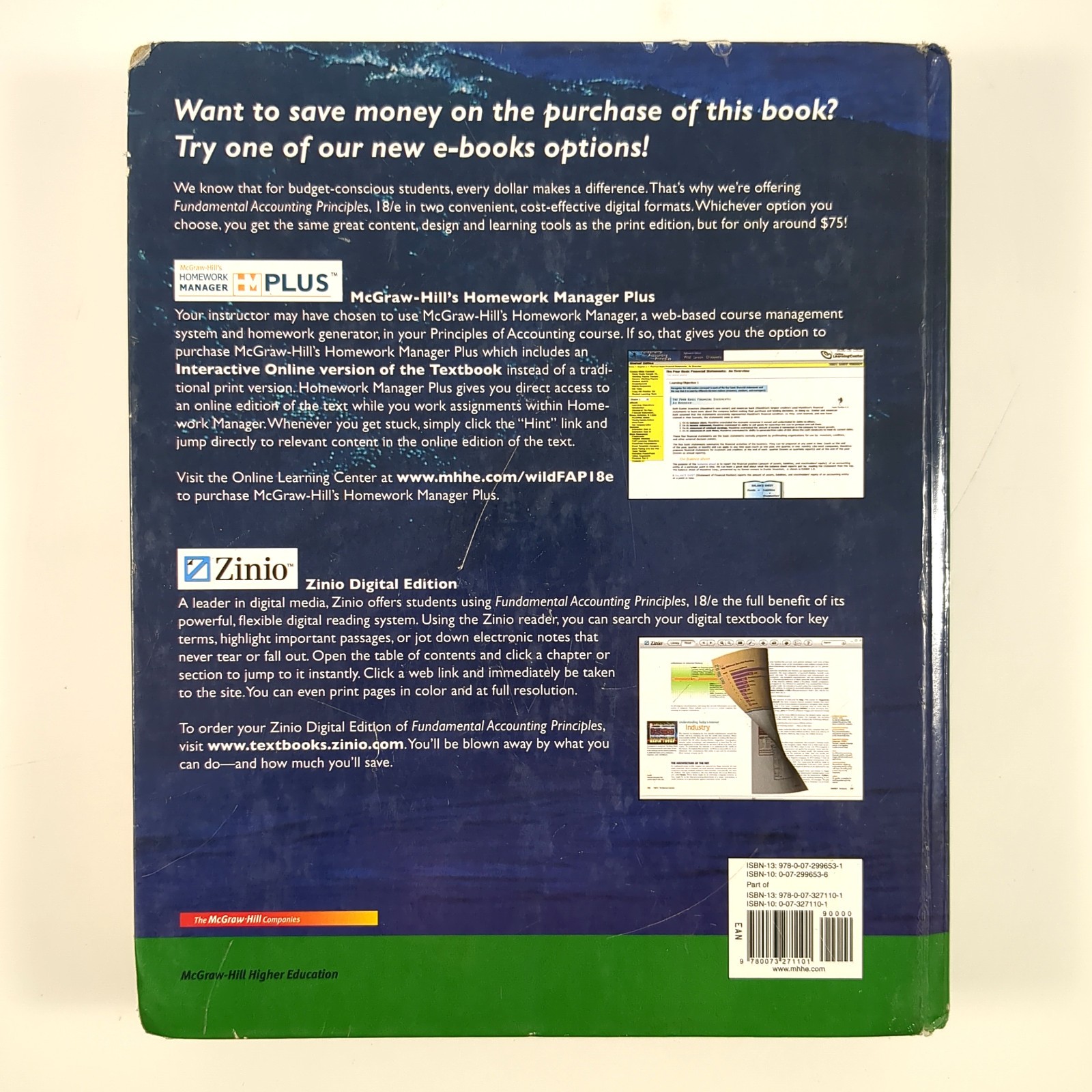 Fundamental Accounting Principles 18th Edition Hardcover Book Wild Larson 2007