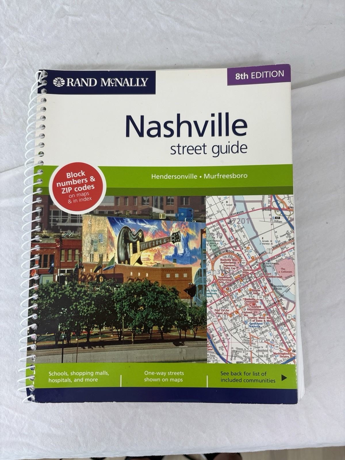 Rand Mcnally Nashville Street Guide 8th Edition: Hendersonville / Murfreesboro