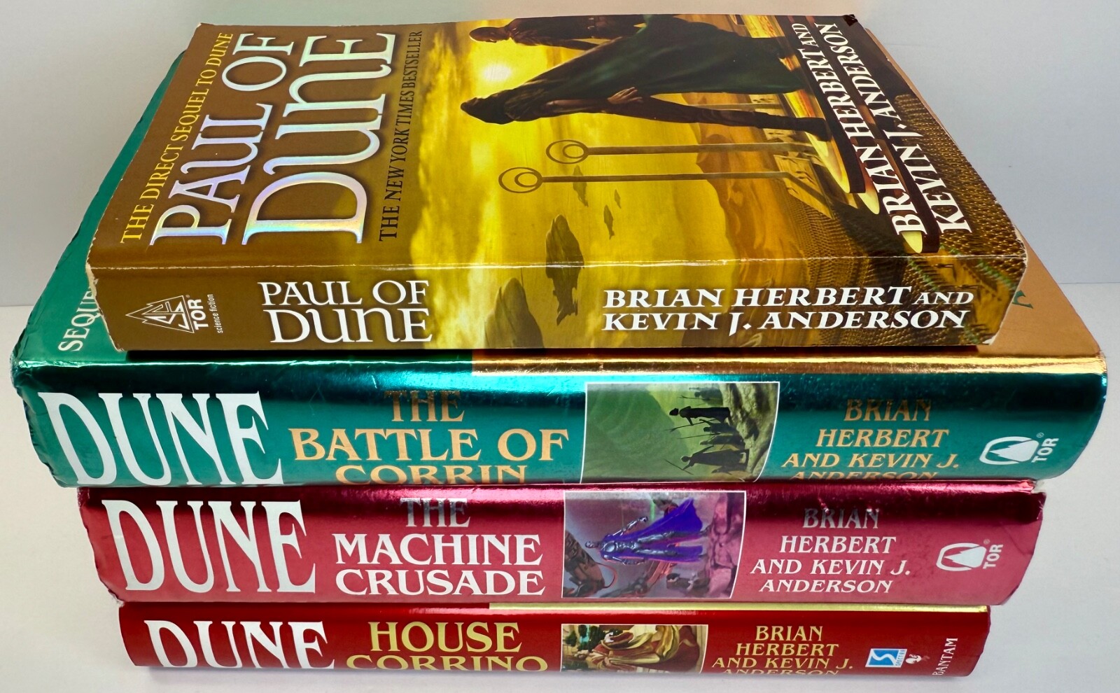 The Dune Series Lot of 4 Books by Brian Herbert and Kevin J Anderson HC & SC