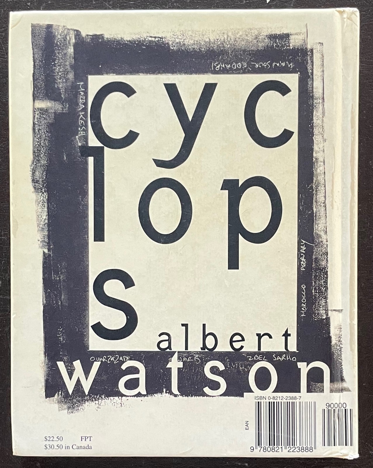 CYCLOPS: A COLLECTION OF PHOTOGRAPHS BY ALBERT WATSON 1st Small Format Ed. GC