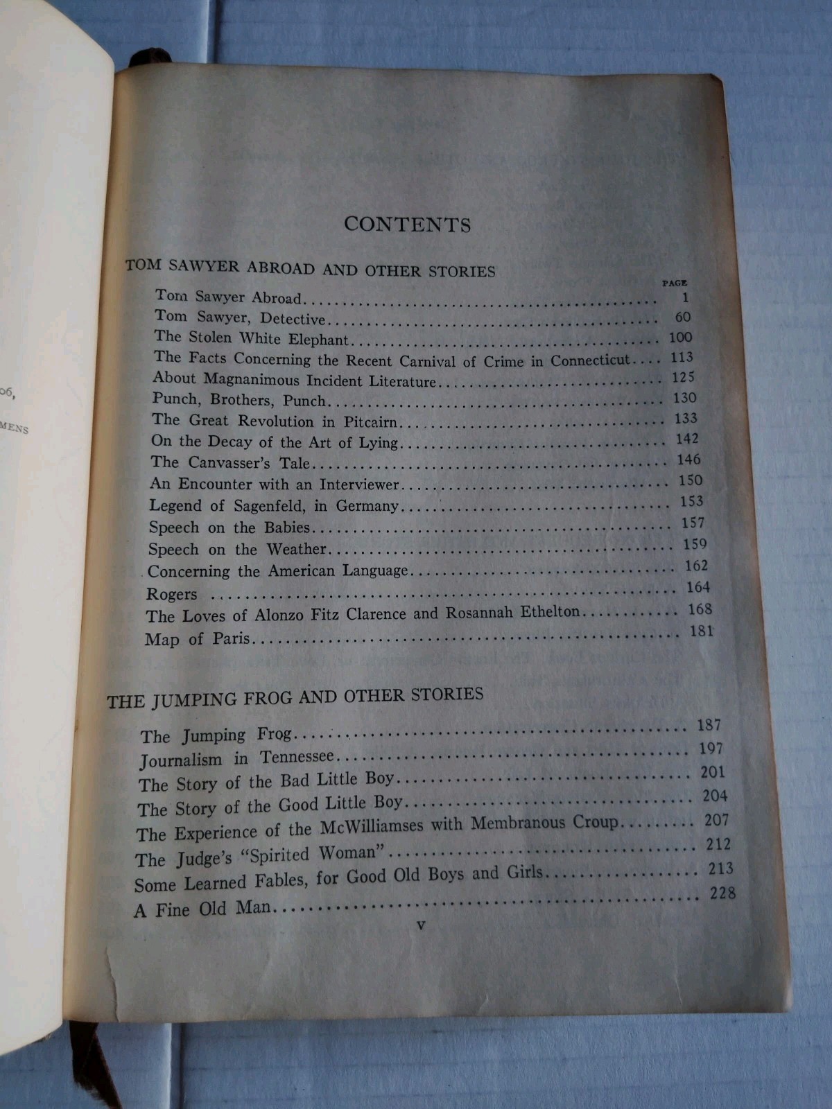 Complete Short Stories & Famous Essays Of Mark Twain Decorative Antique Book