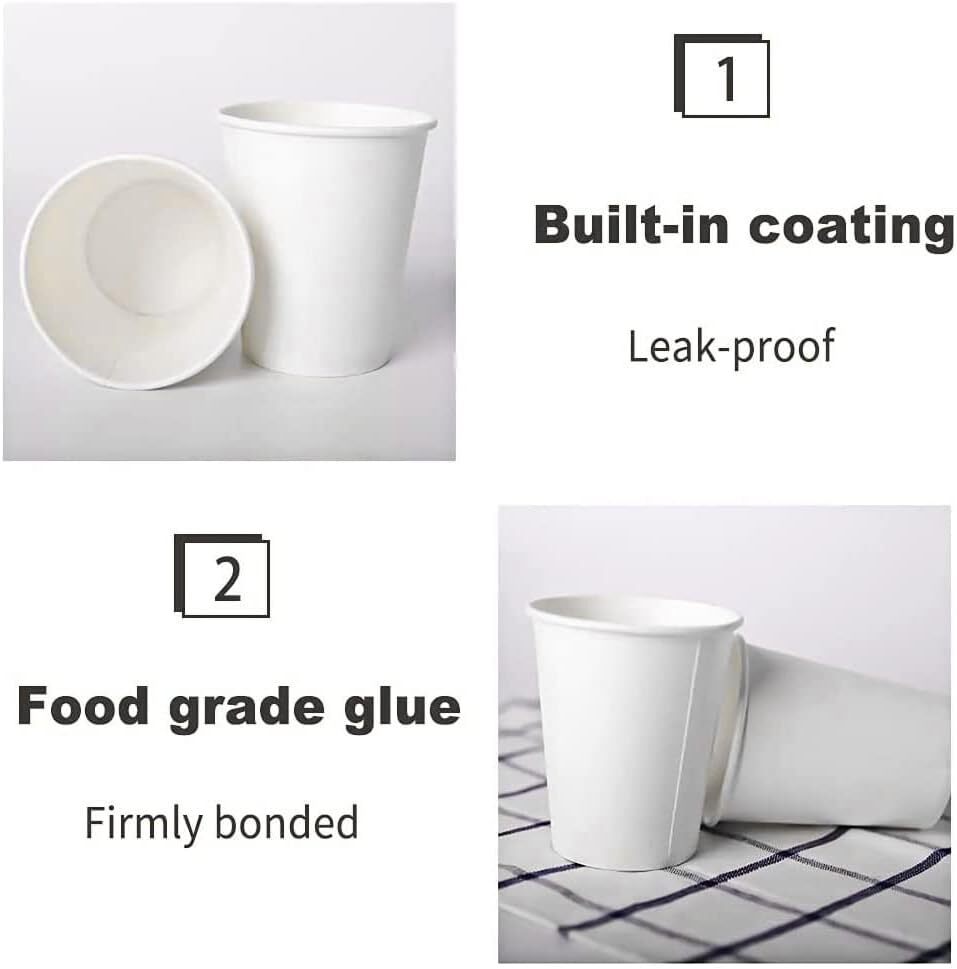 300 Pack 3oz White Paper Cups, Bathroom Cups 300 Count (Pack of 1),