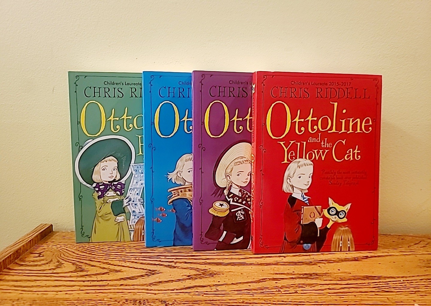Ottoline Series by Chris Riddell Set of 4 Paperback Books