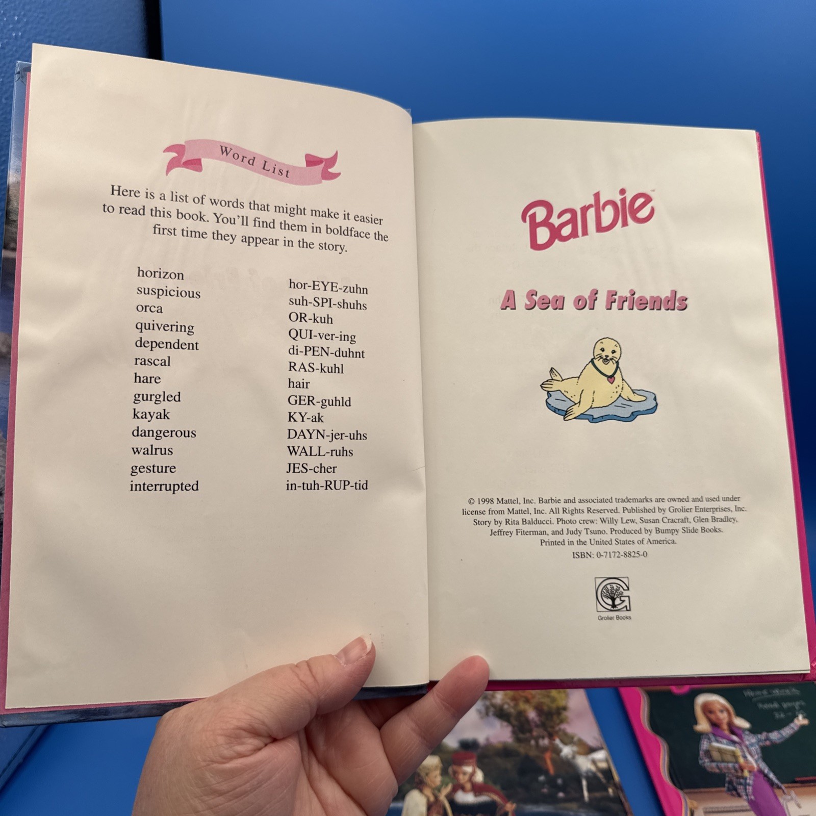 VTG Barbie & Friends Book Club Hardback Groiler 1998 Lot Of Six (6) Good *READ*
