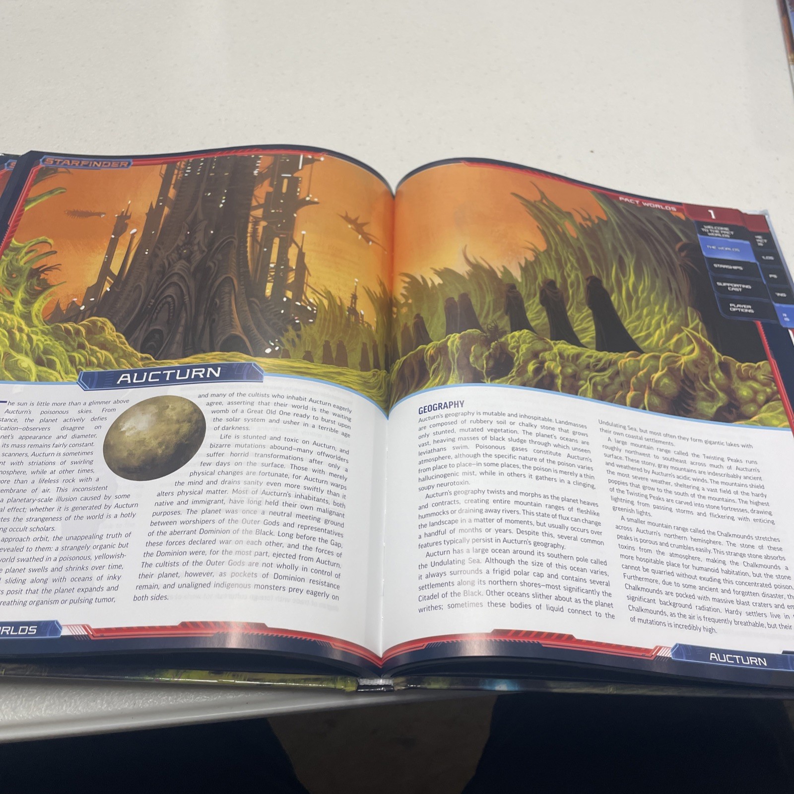 Pact Worlds for Starfinder supplement USED hardback Paizo Publishing
