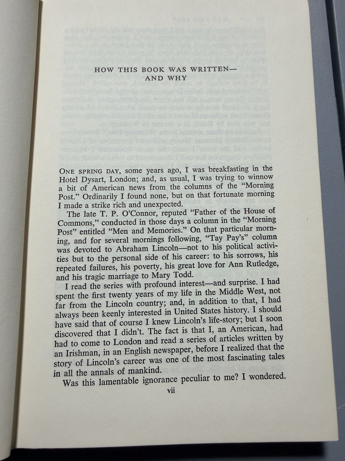 Lincoln the Unknown Dale Carnegie 1932 Hardcover First Edition Good Cloth