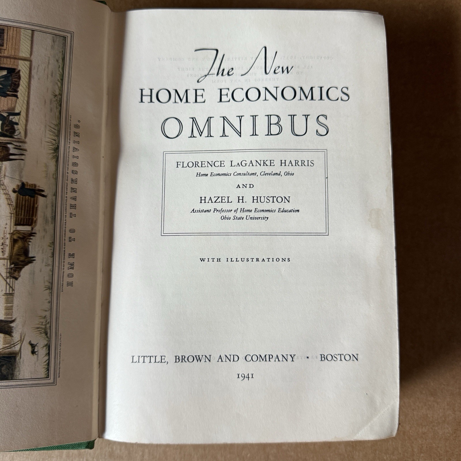 VTG Home Econmics/Homemaker’s Guide 1941 “The New Home Economics Omnibus” Read