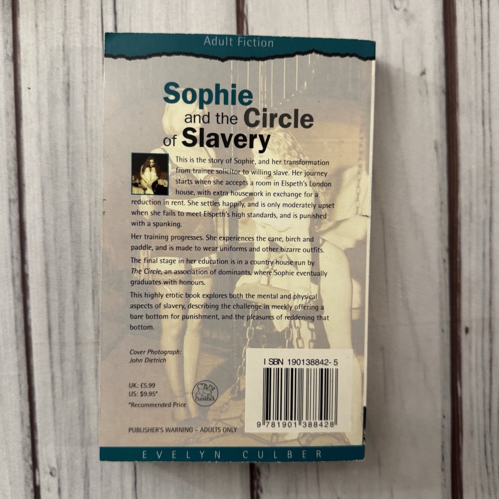 Sophie and the Circle of Slavery Evelyn Culber Erotic Sleaze Smut Chimera