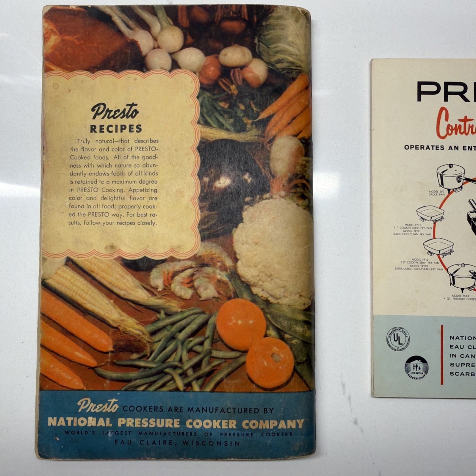 Presto Pressure Cooker Recipe Books Lot – Models 403 404 406 & 1960s VTG Manuals