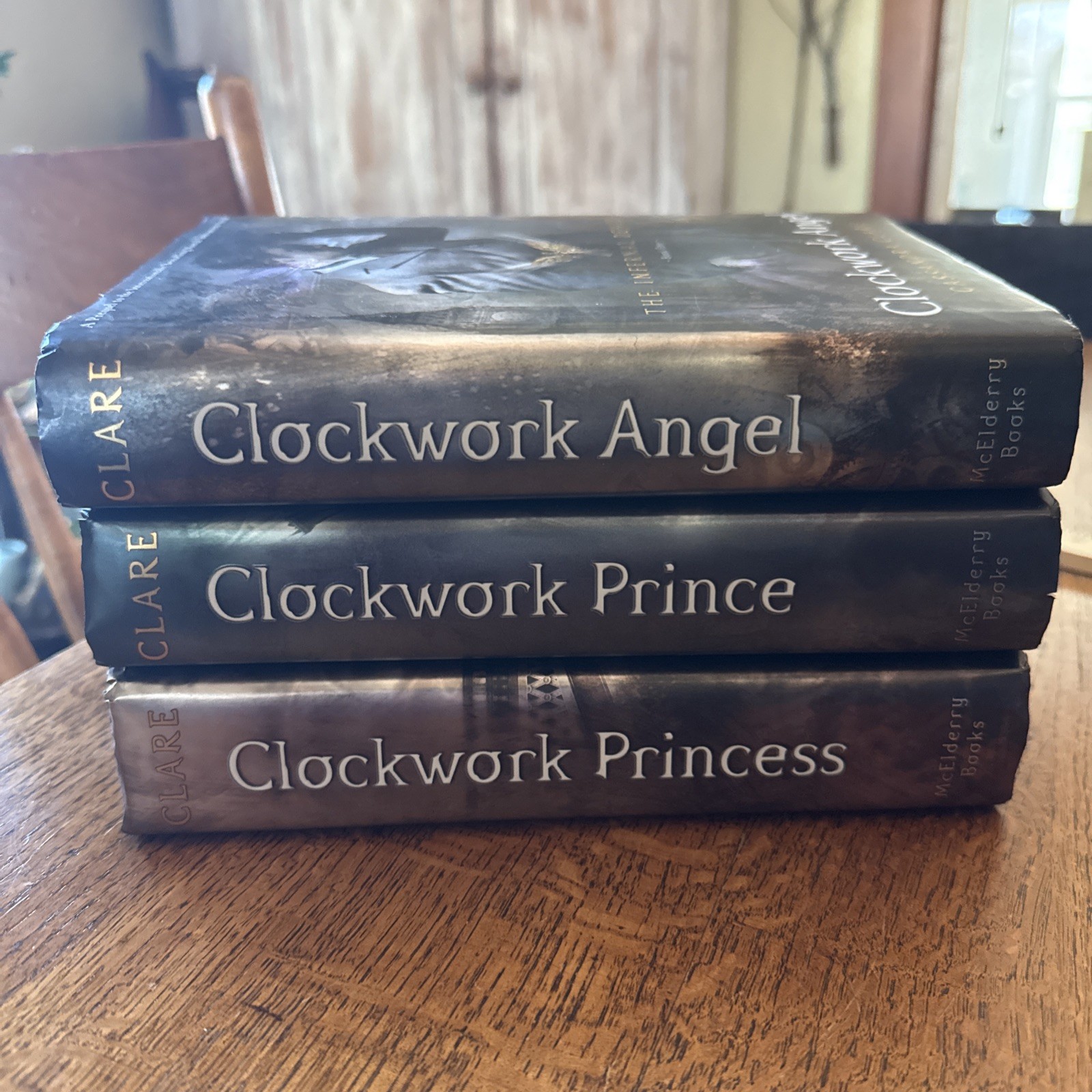 The Infernal Devices Trilogy by Cassandra Clare 1st Editions 1st Printings Clock