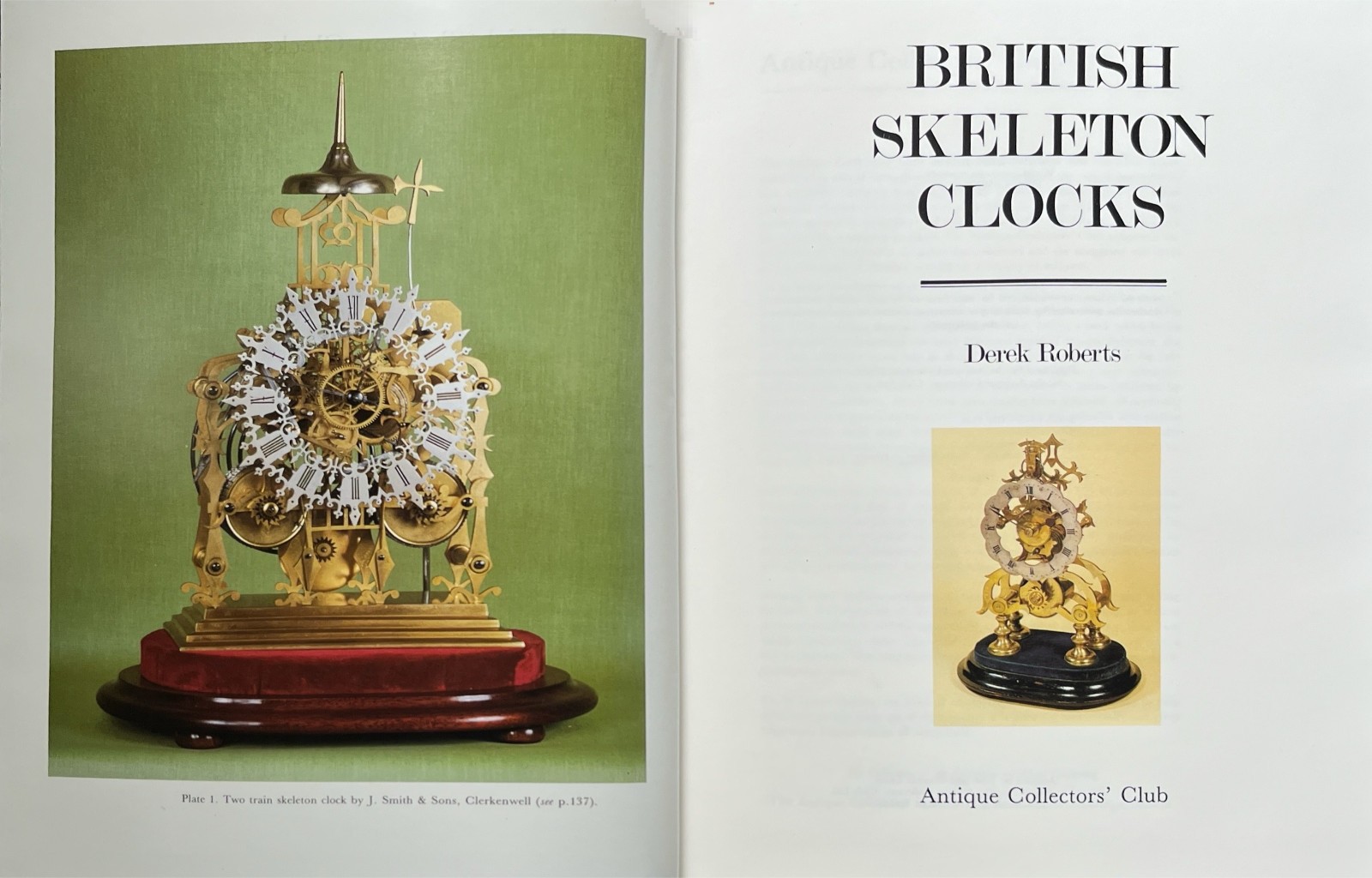 British Skeleton Clocks by Derek Roberts