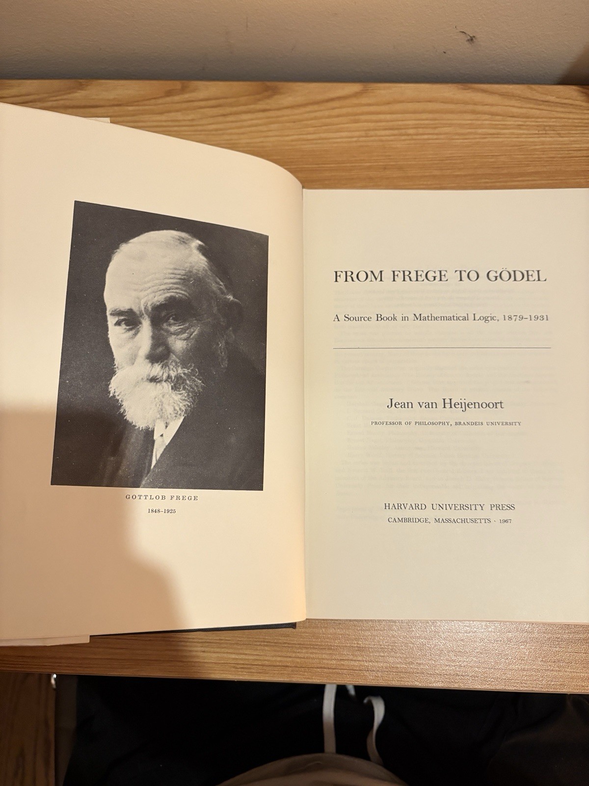 From Frege to Gödel, Source Book in Mathematical Logic, 1879-1931