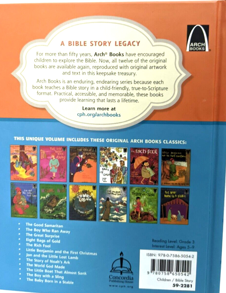 NEW Arch Books Treasury Vintage Collection 1964-1965 Bible Stories Illustrated