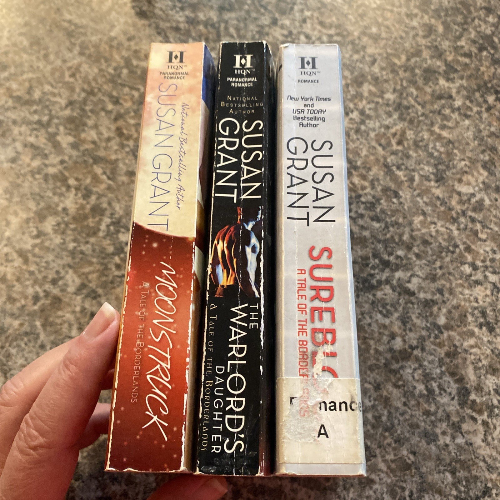 Susan Grant “Borderlands ” 3 book series