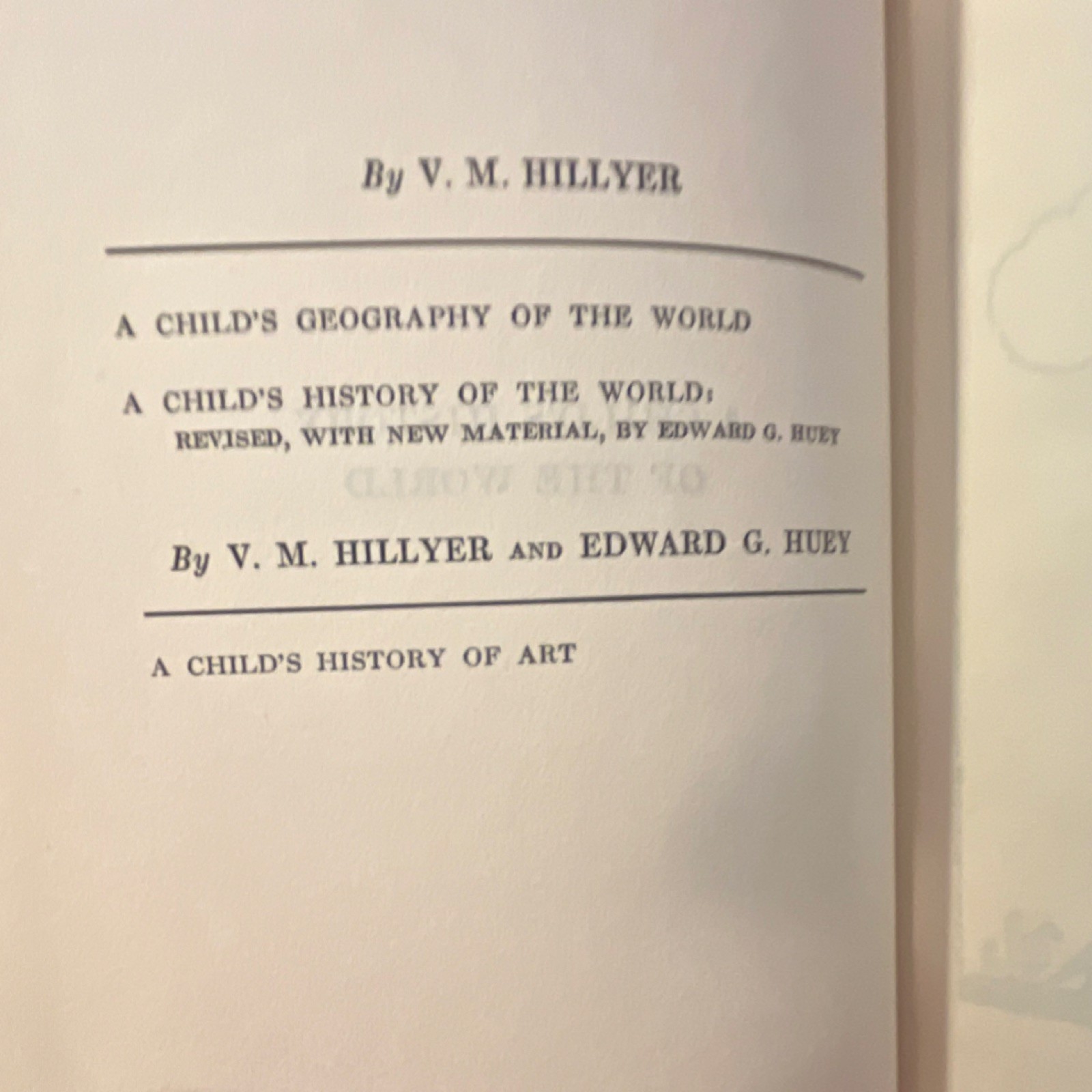Spencer Press A Child’s History of Art, History, Geography by Hillyer & Huey, H…
