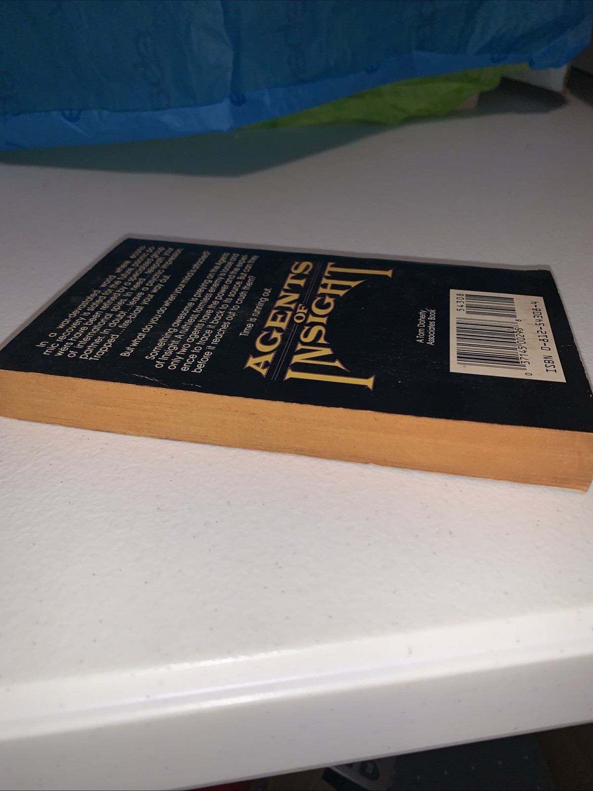 1986 Agents of Insight Steven Klaper PB Tor