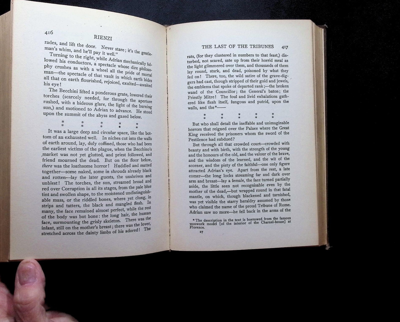 Rienzi The Last of the Roman Tribunes Edward Bulwer-Lytton 1904 Scribner HC