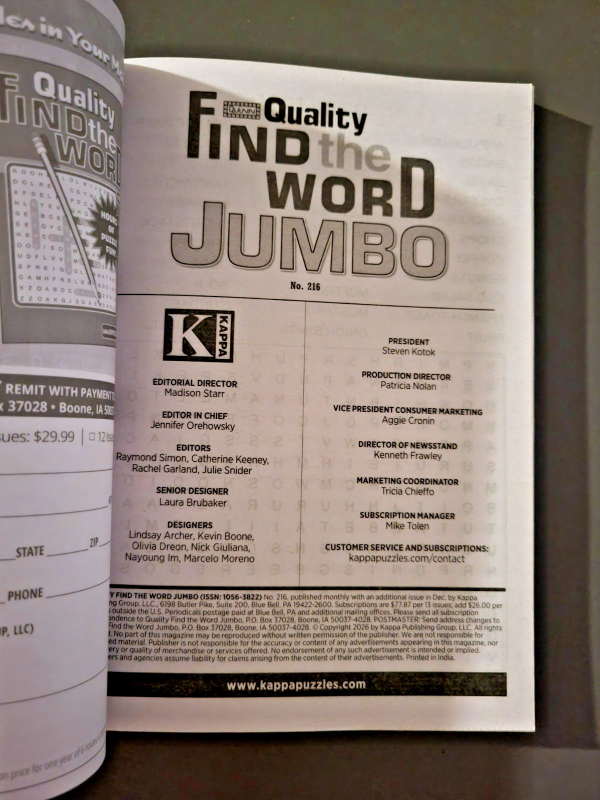 Lot of 3 Find-the-Word Puzzle Books by Kappa – 2 Special & Jumbo 390+ Challenges