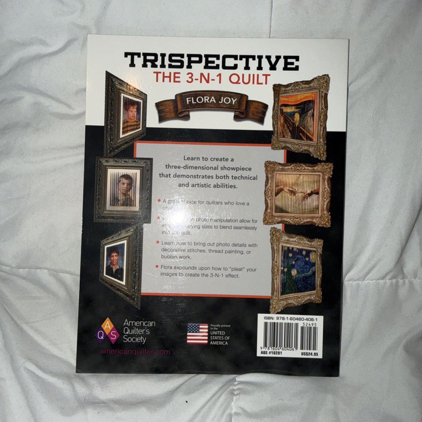 Trispective The 3-n-1 Quilt by Flora Joy 2015 Trade Paperback FREE SHIPPING