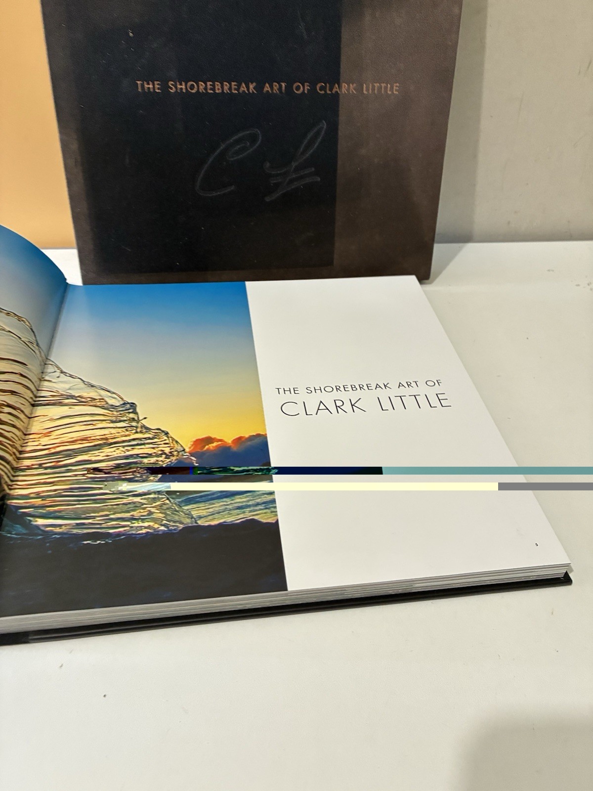 The Shorebreak Art Of Clark Little 2009 Ocean Photography Hardcover Book w/Case