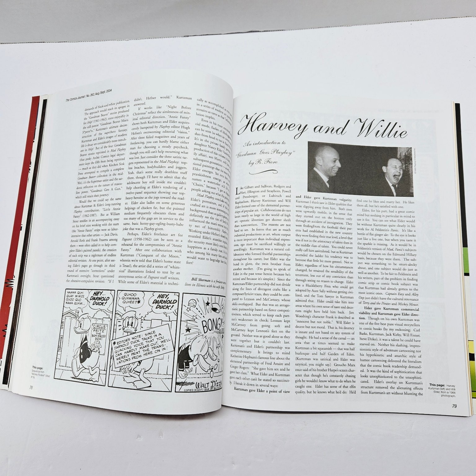 The Comics Journal Issue 262 Aug/Sept 2004 Alex Toth Focus Fantagraphics