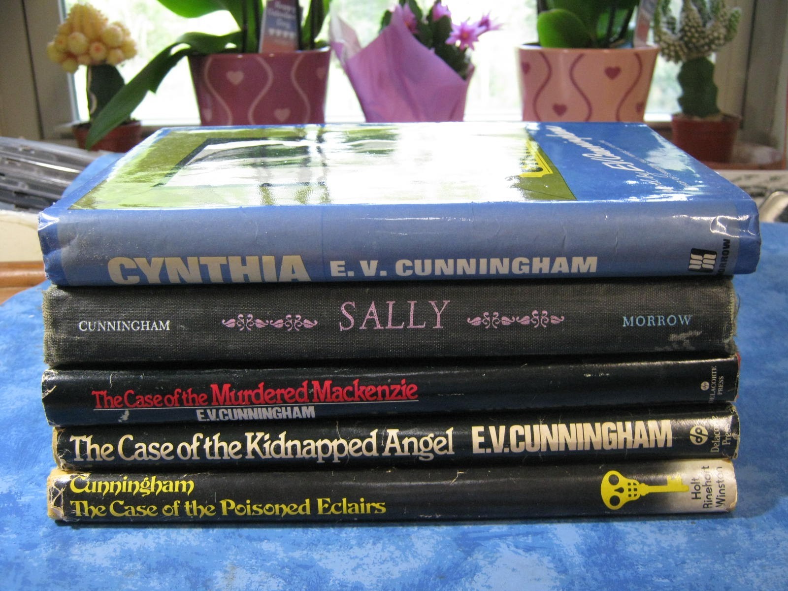 Vtg Lot of 5 E.V. CUNNINGHAM HCDJ 1984 3 Masao Masuto Mystery CYNTHIA SALLY GOOD