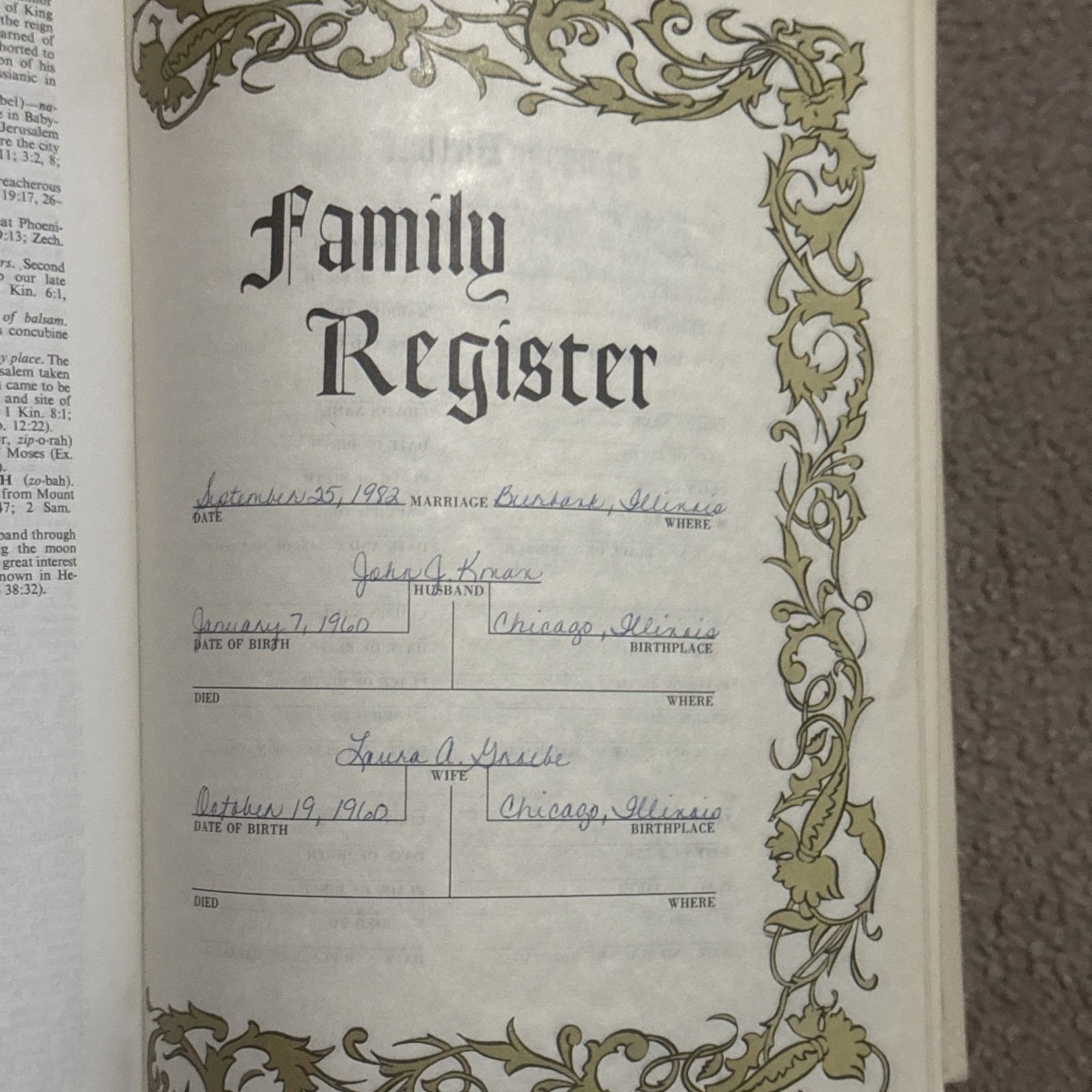 Holy Bible King James Version, J.G. Ferguson Publishing 1960 1963 1965 Vintage