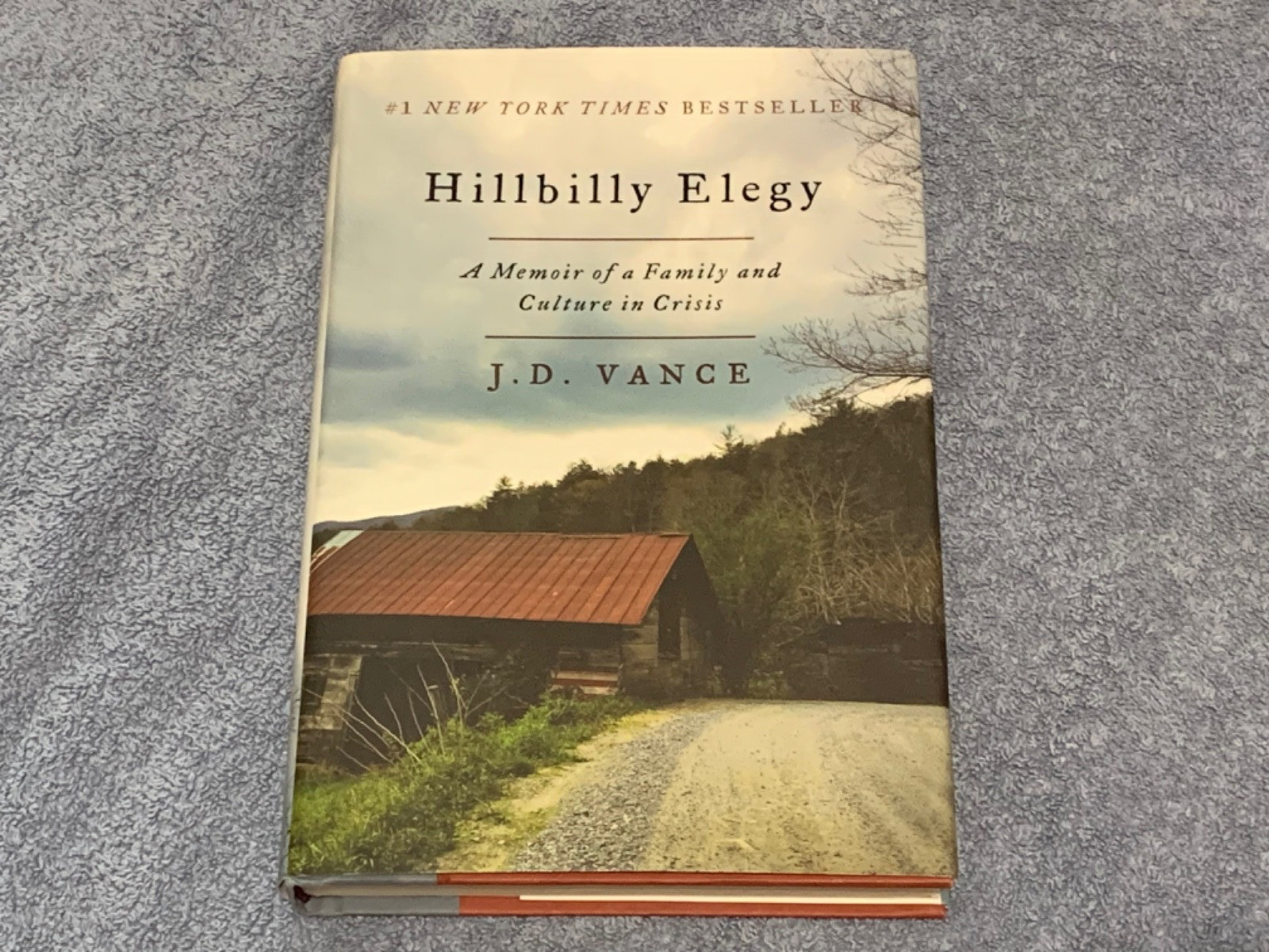Hillbilly Elegy J.D. Vance Hardcover Book 1st First Edition 21st Printing?