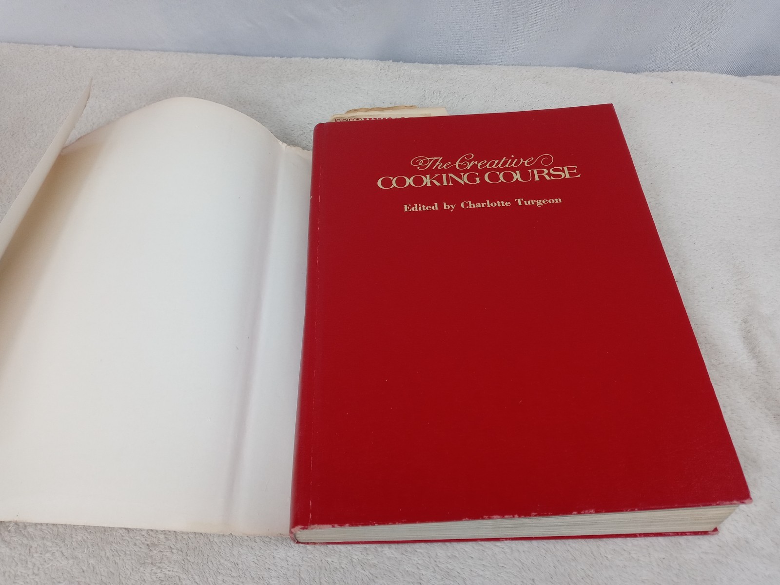 Vintage Creative Cooking Course Charlotte Turgeon Larousse Gastronomique HC DJ