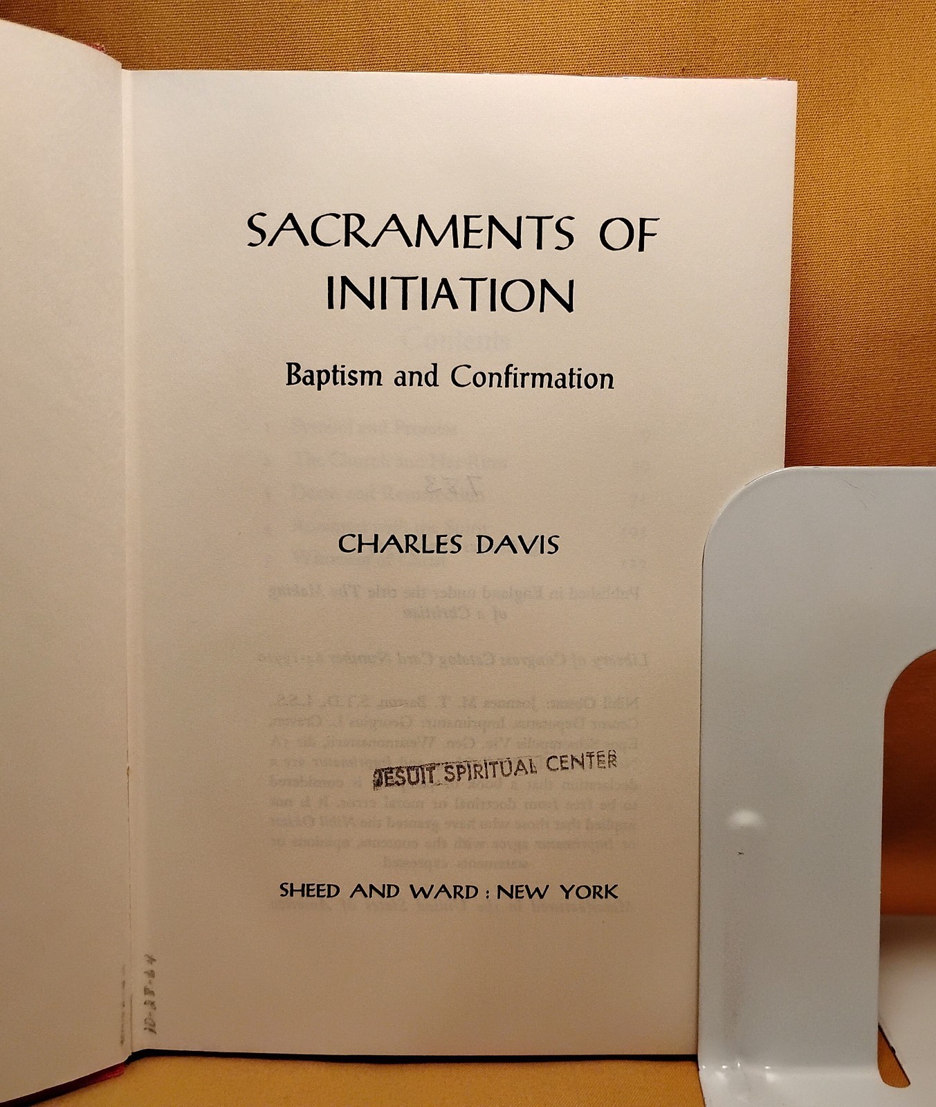 Catholic Sacraments Liturgy Davis, Deiss, Dalrymple 3 HCDJ book lot Church Cross
