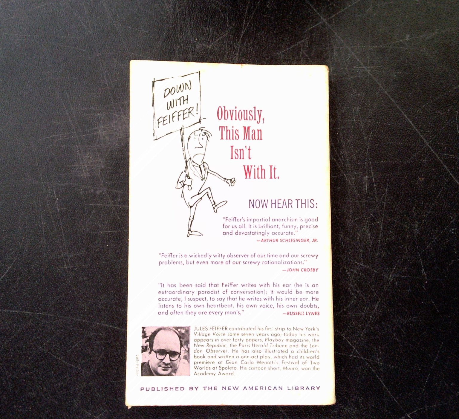 Sick Sick Sick Jules Feiffer 1963 First Printing Cartoons Humor Signet