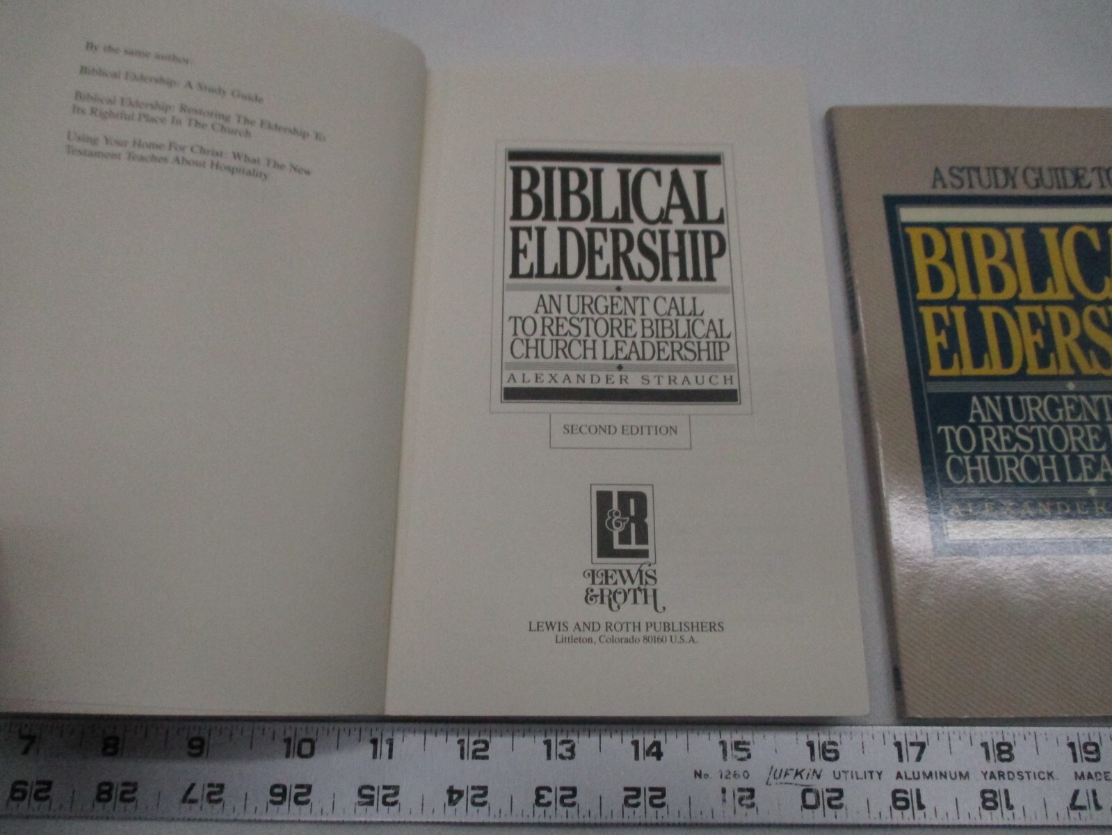 Biblical Eldership Alexander Strauch with Study Guide Paperback Christian Books