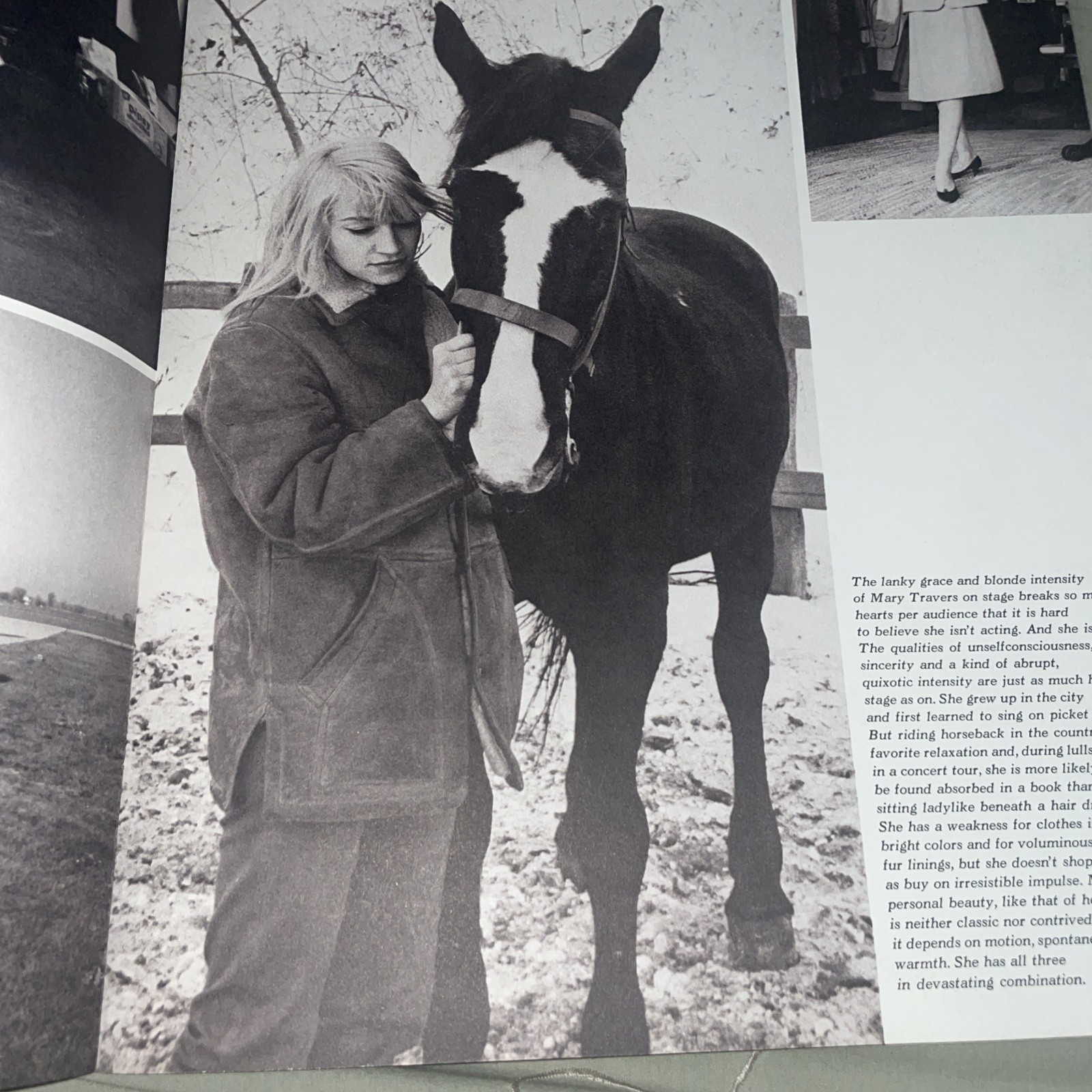 VTG 1964 Peter, Paul And Mary Paperback Book Photos History 13″ X 10″ 32 Pages