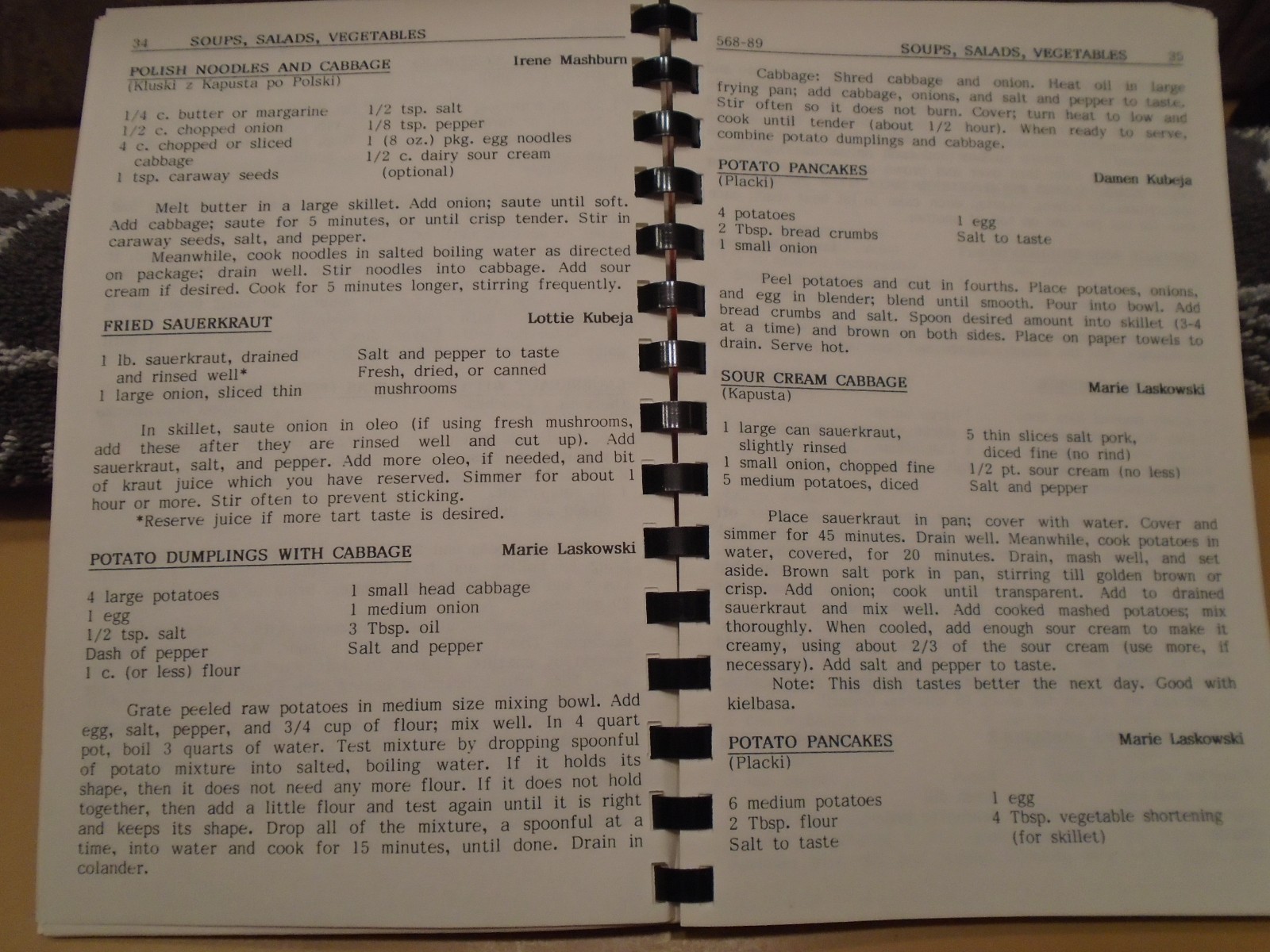 Vtg Polish American Club COOKBOOK 1989 Albuquerque, New Mexico ETHNIC Heritage