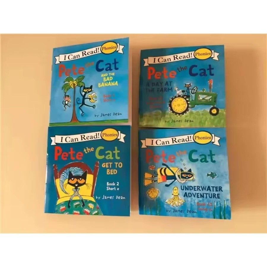 Pete the Cat I Can Read Phonics Kids Decodable Books Lot 12