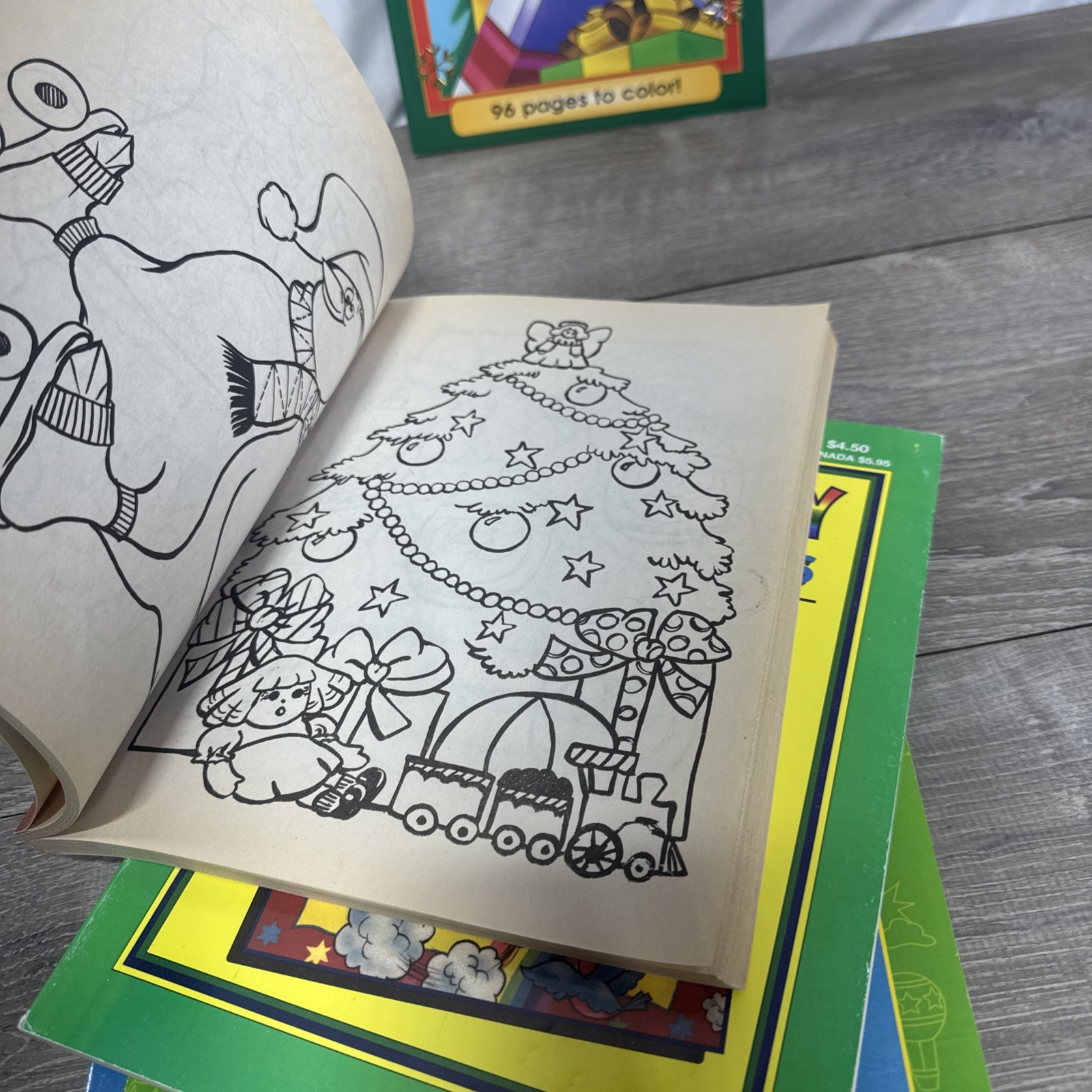 Vintage 90s Coloring Book Lot Of 5 Landoll’s Jumbo, Kappa, Paradise,Random 1990s