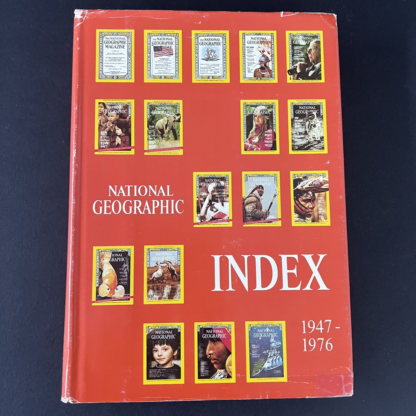 National Geographic Index – 1947-1976 (1977, Hardcover, Dust Jacket)