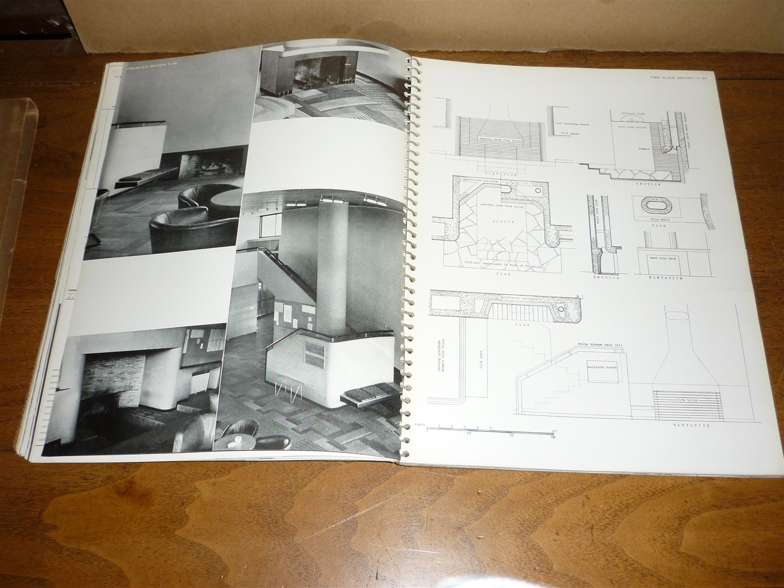 Antonin Raymond Architectural Details 1938. 3rd ptg. VG+copy in VG card slipcase