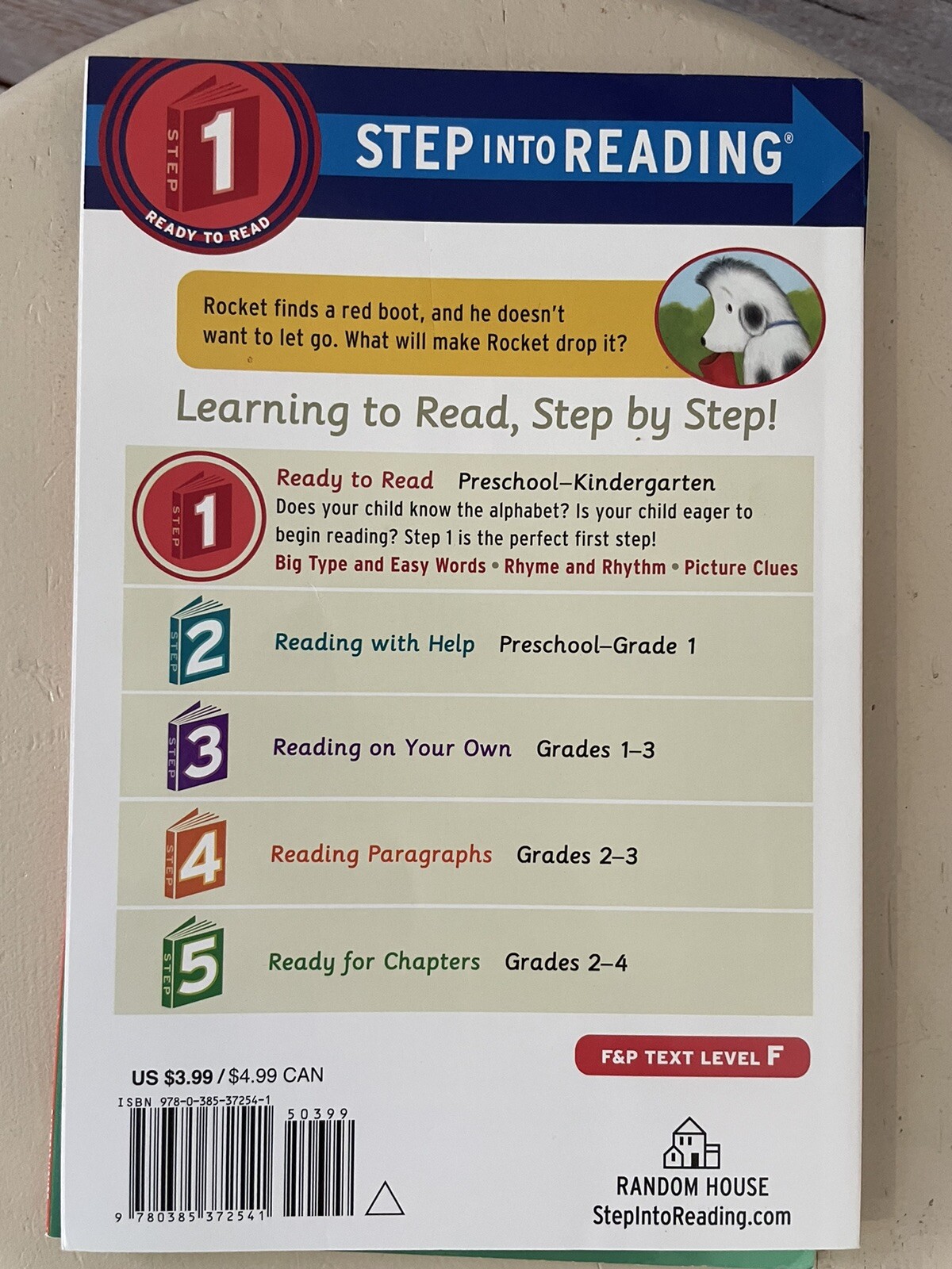 Step Into Reading STEP 1 Ready to Read 4 Books, Paperbacks