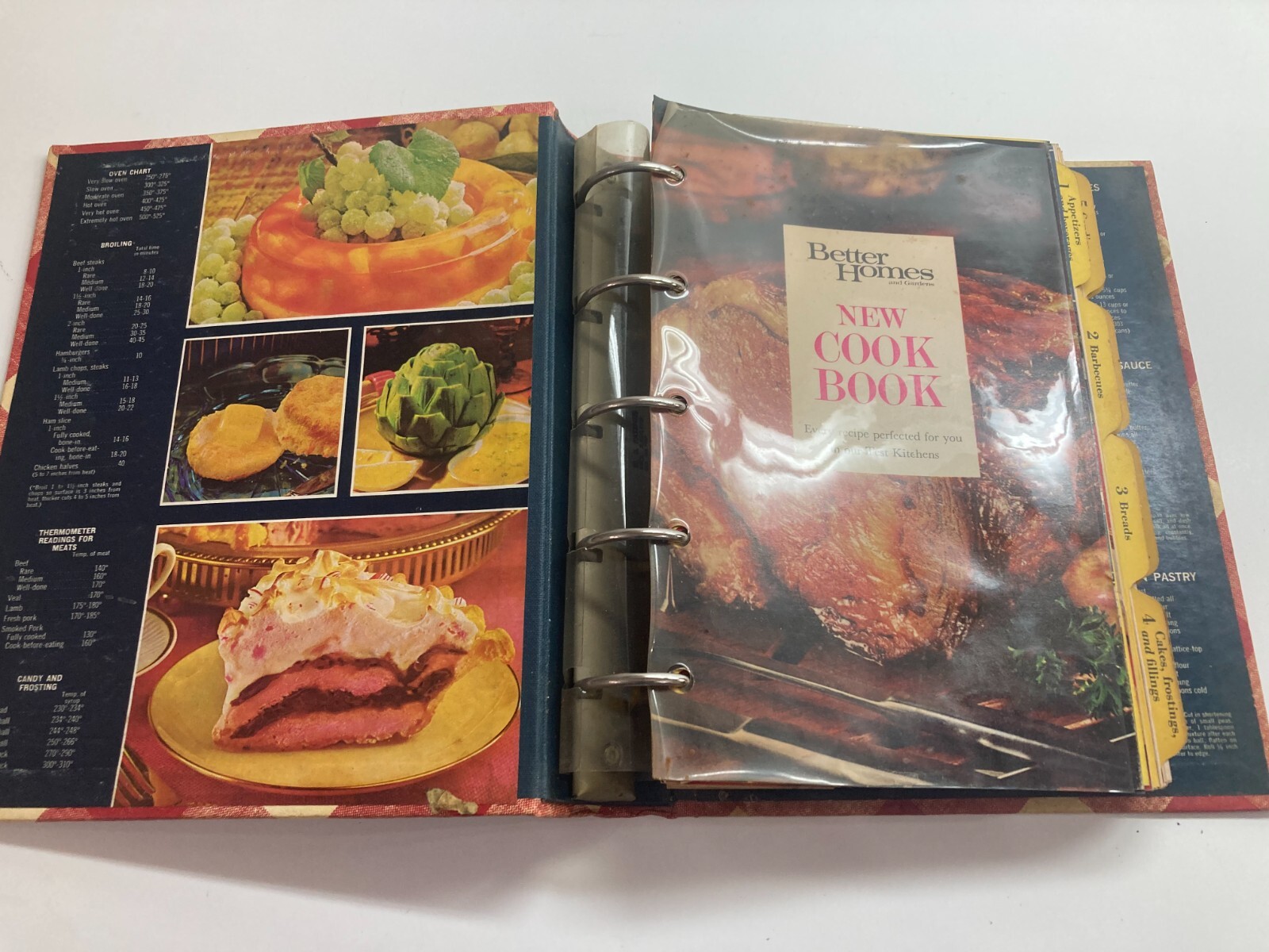 Better Homes and Gardens: New Cook Book 1968 Meredith Corp Ring Binder Book