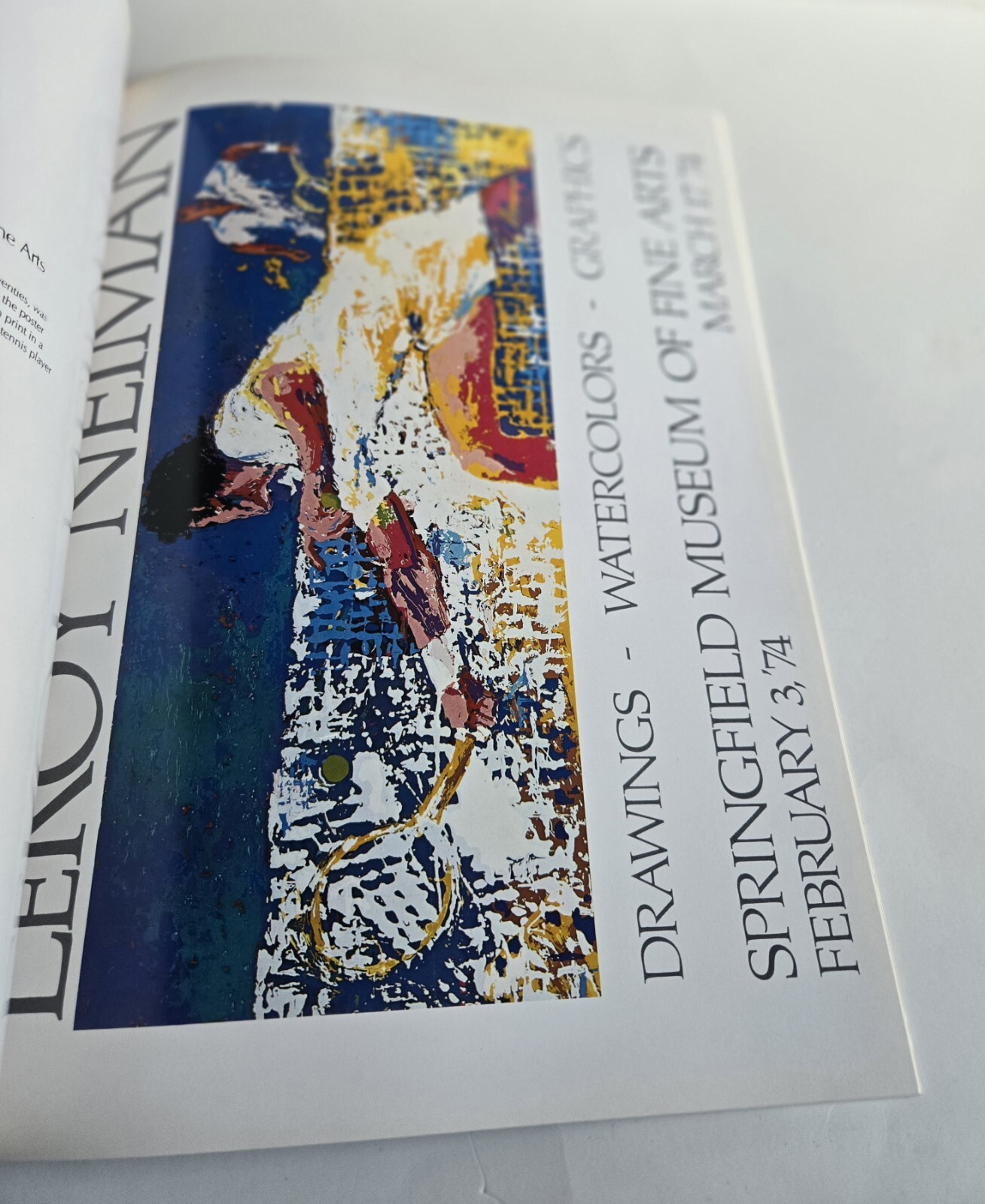 1980 HAND SIGNED 72/500 LeROY NEIMAN AMERICAN (1921-2012) EVENTS POSTERS BOOK