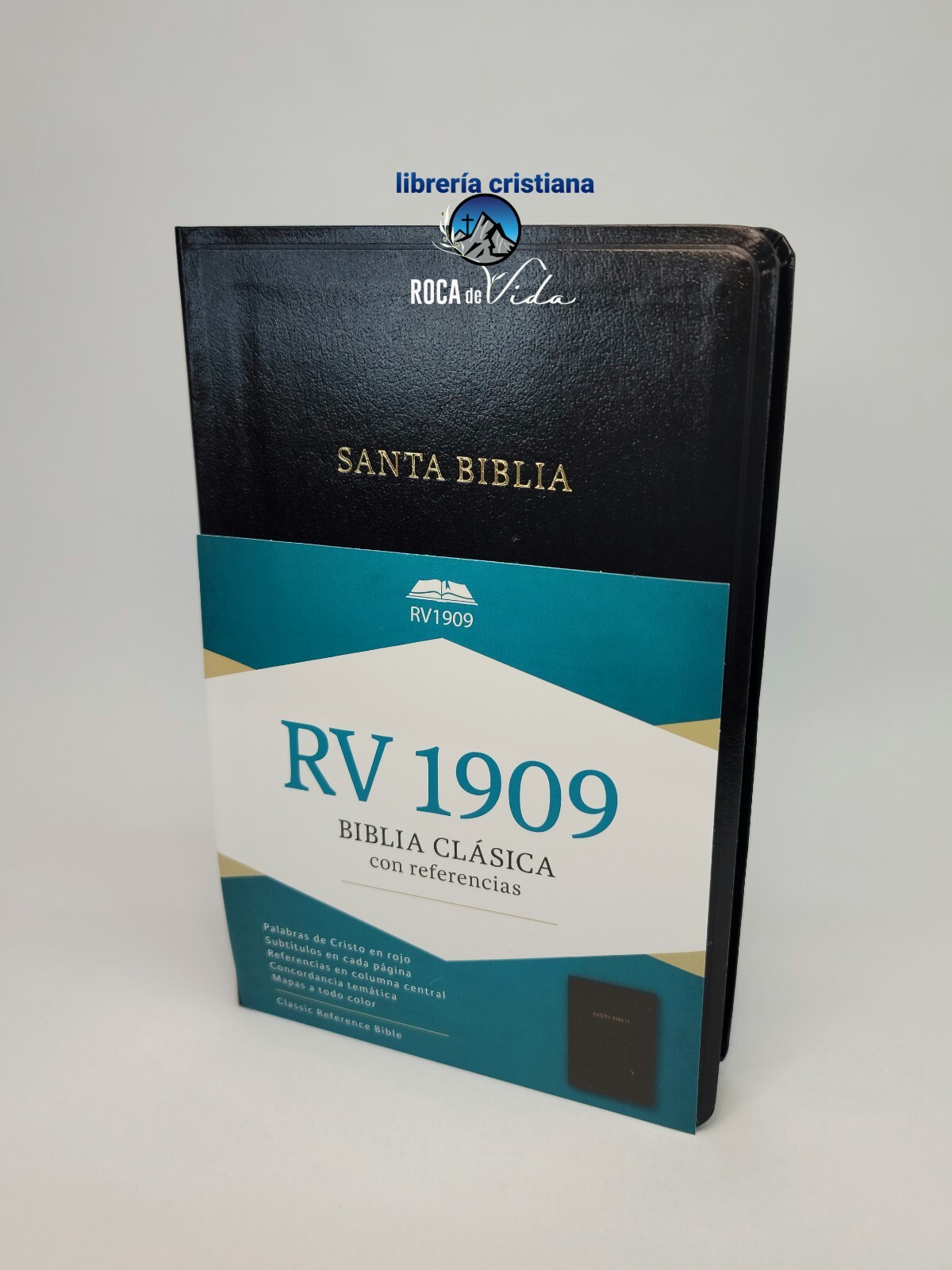 BIBLIA ANTIGUA VERSION REINA VALERA 1909 RVA CLASICA IMITACION PIEL NEGRO