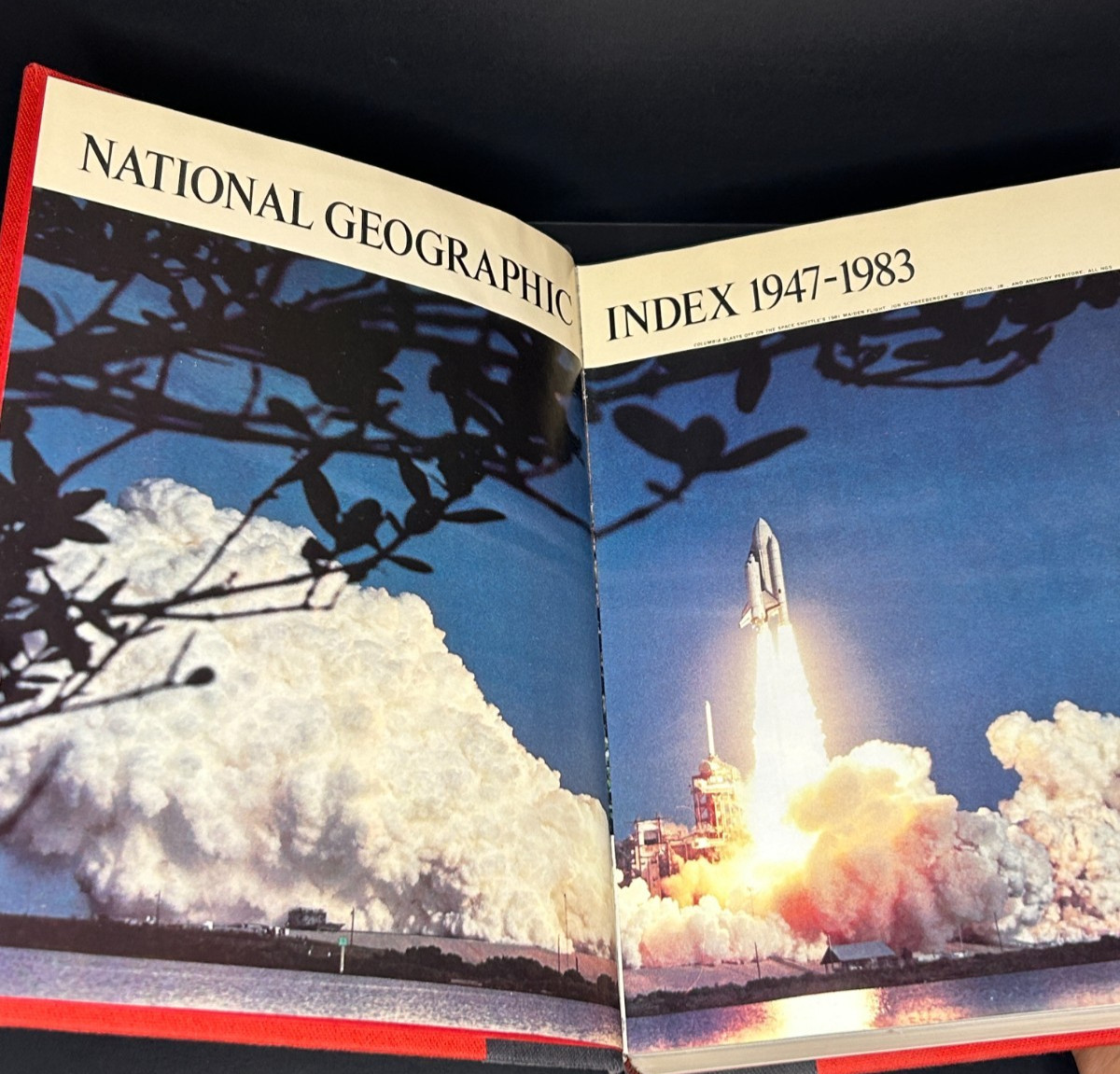 1947-1983 NATIONAL GEOGRAPHIC Hardcover Index Book with Dust Jacket (VG+)