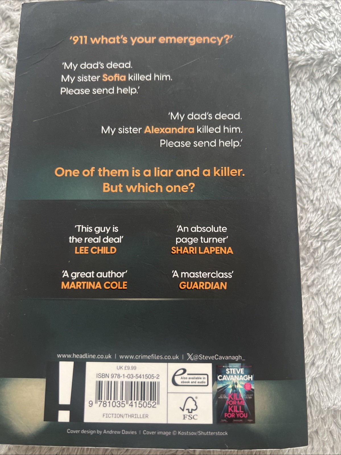 Fifty Fifty a Novel by Steve Cavanagh (2025, Trade Paperback)