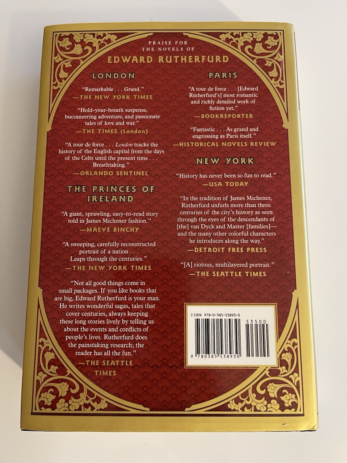 China The Novel Edward Rutherfurd Hardcover A+ Historical Fiction First Edition